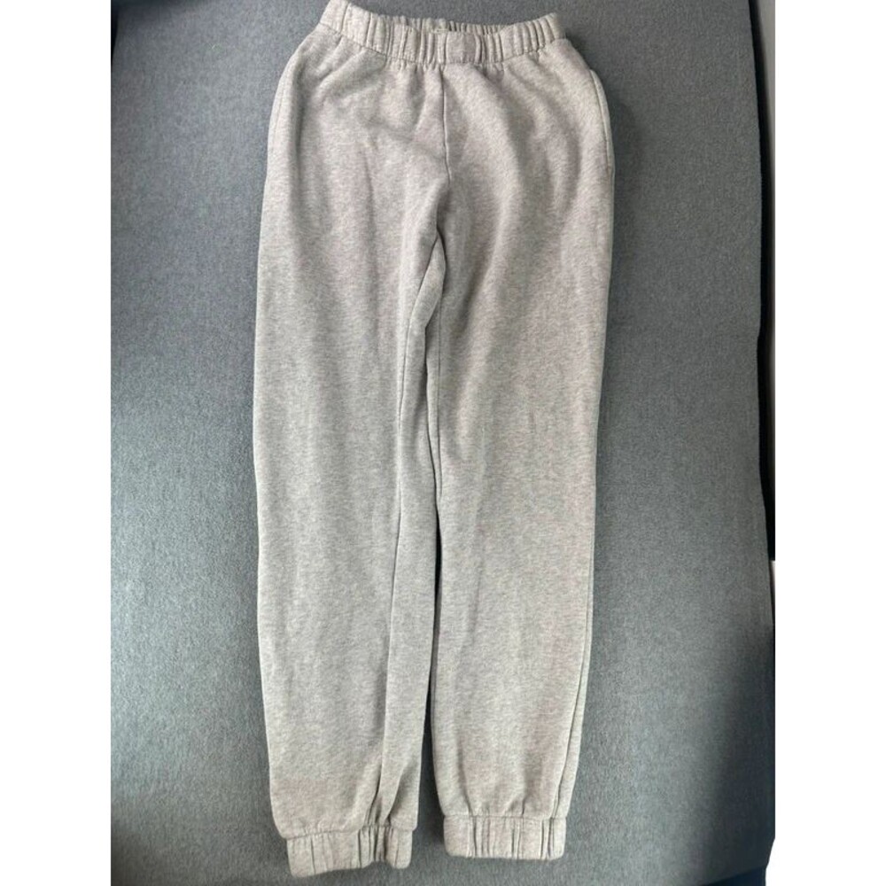 John Galt Grey Tapered Sweatpants One Size Side Pockets Lounge Casual Pajama